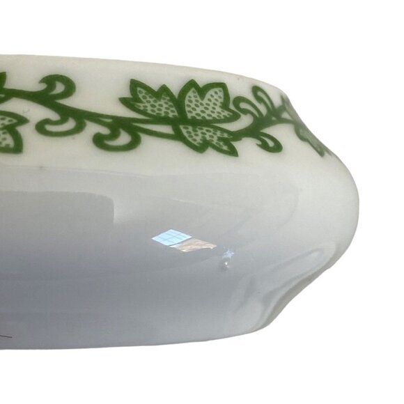 Cottage Floral Box Vintage Crownford Bone China USA 2 1/2" dia Cabbage Rose - Picture 10 of 10